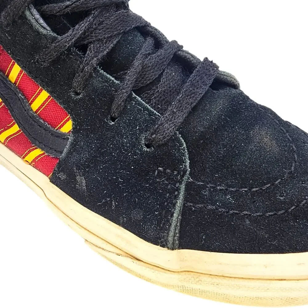 Vans Harry Potter Gryffindor Red, Gold, & Black Sk-8 Hi Kidcore Sneakers